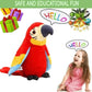 Interactive Counting Parrot Plush with Music and Spoken Phrases