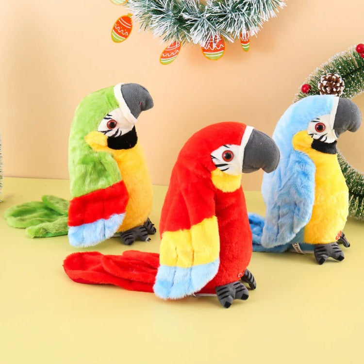 Interactive Counting Parrot Plush with Music and Spoken Phrases