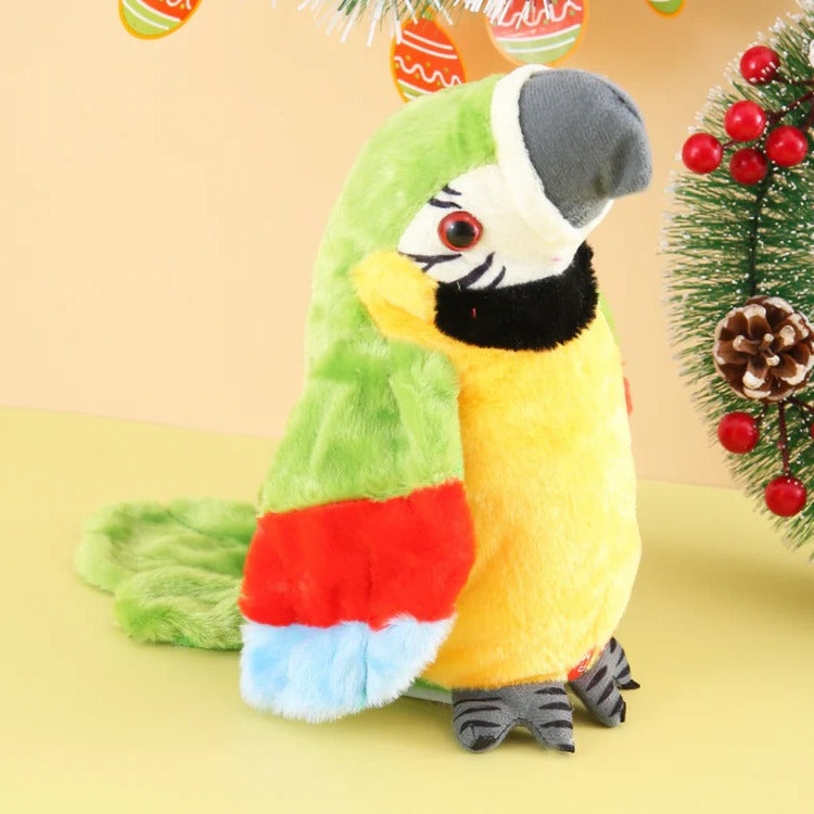 Interactive Counting Parrot Plush with Music and Spoken Phrases