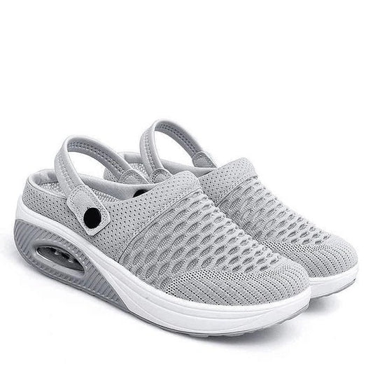 Women’s Supportive Wedge Walking Shoes with Posture-Aligning Design