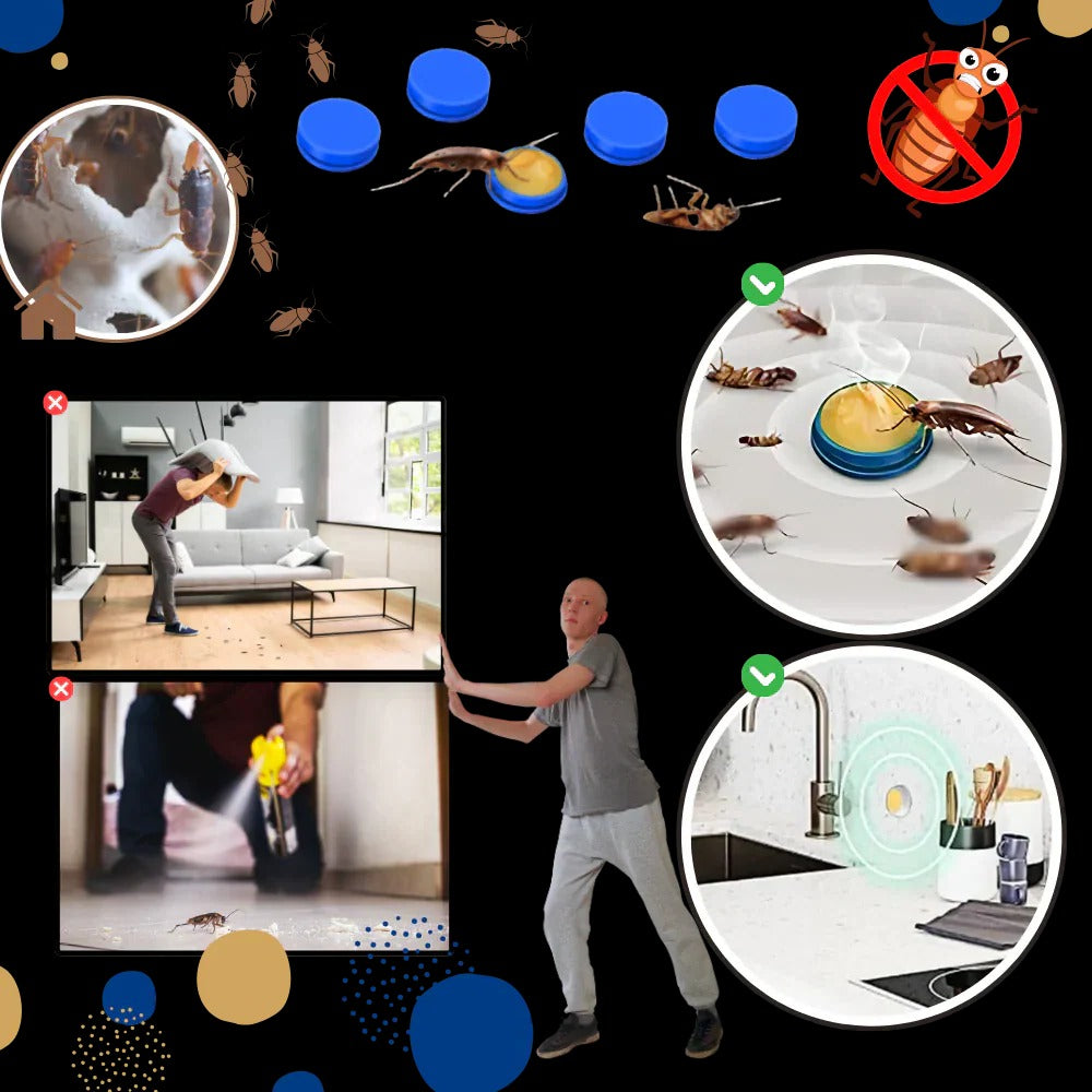 Odorless Cockroach Traps for Indoor Infestation Control