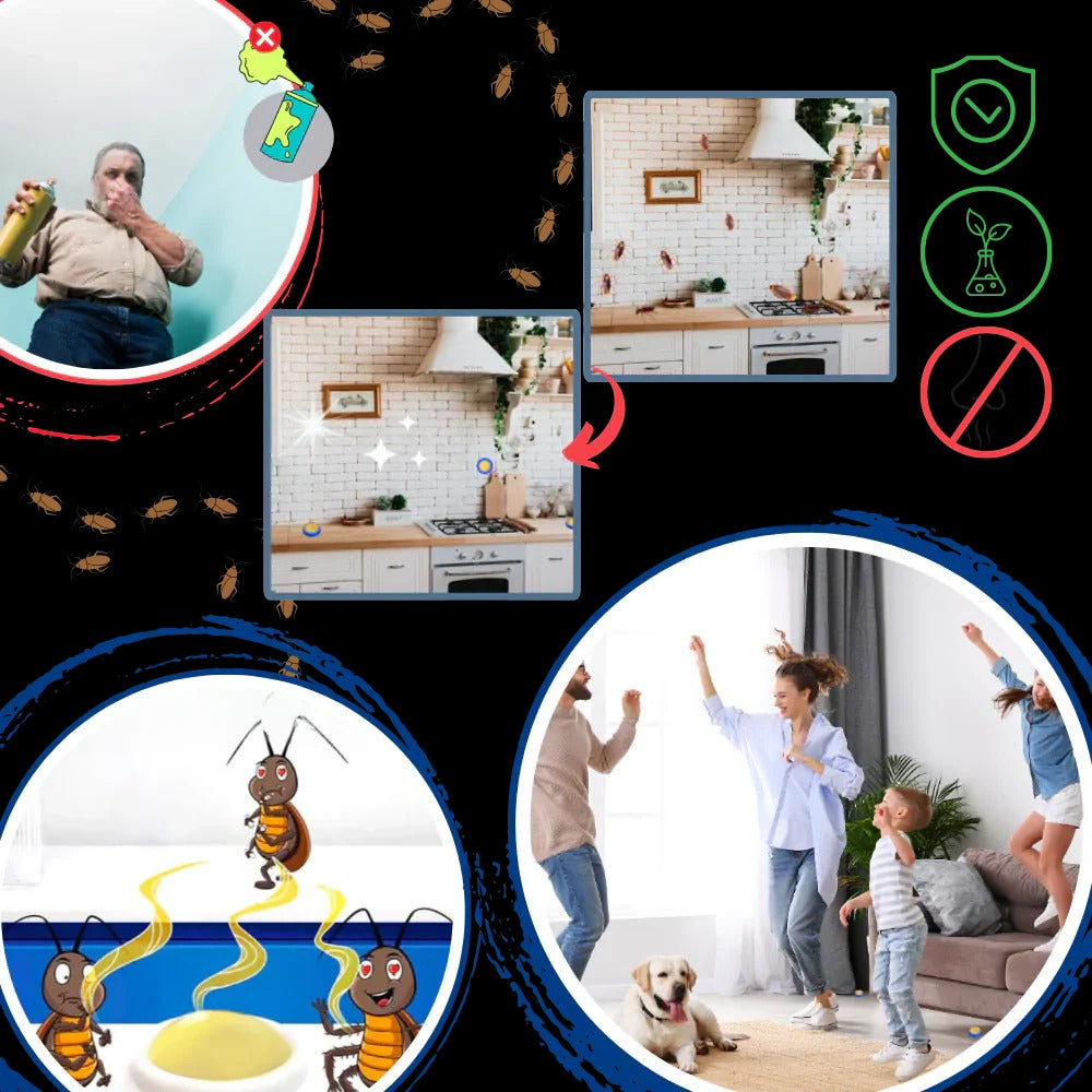 Odorless Cockroach Traps for Indoor Infestation Control