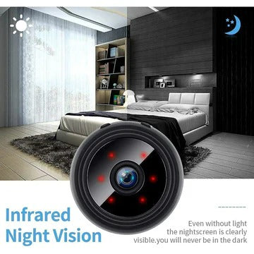 Mini Wireless Magnetic Camera with Live Audio-Video Monitoring for Indoor and Outdoor Use