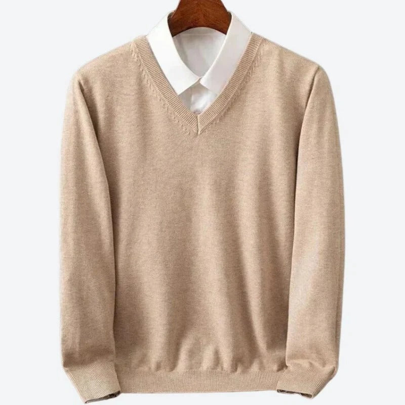 Luxurious Men’s Winter Knit Sweater with Soft, Warm Premium Feel