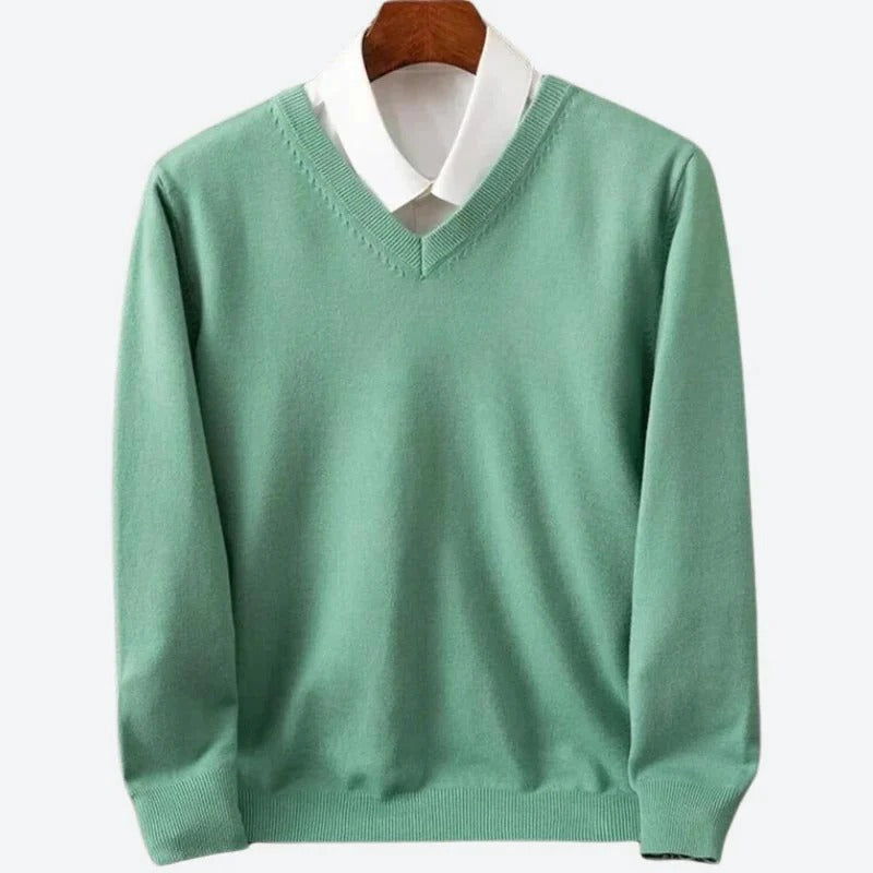 Luxurious Men’s Winter Knit Sweater with Soft, Warm Premium Feel