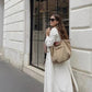 Luxury Structured Top-Handle Bag with Spacious Interior and Timeless Design