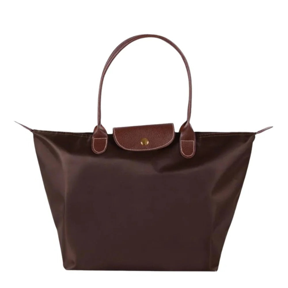 Luxury Structured Top-Handle Bag with Spacious Interior and Timeless Design