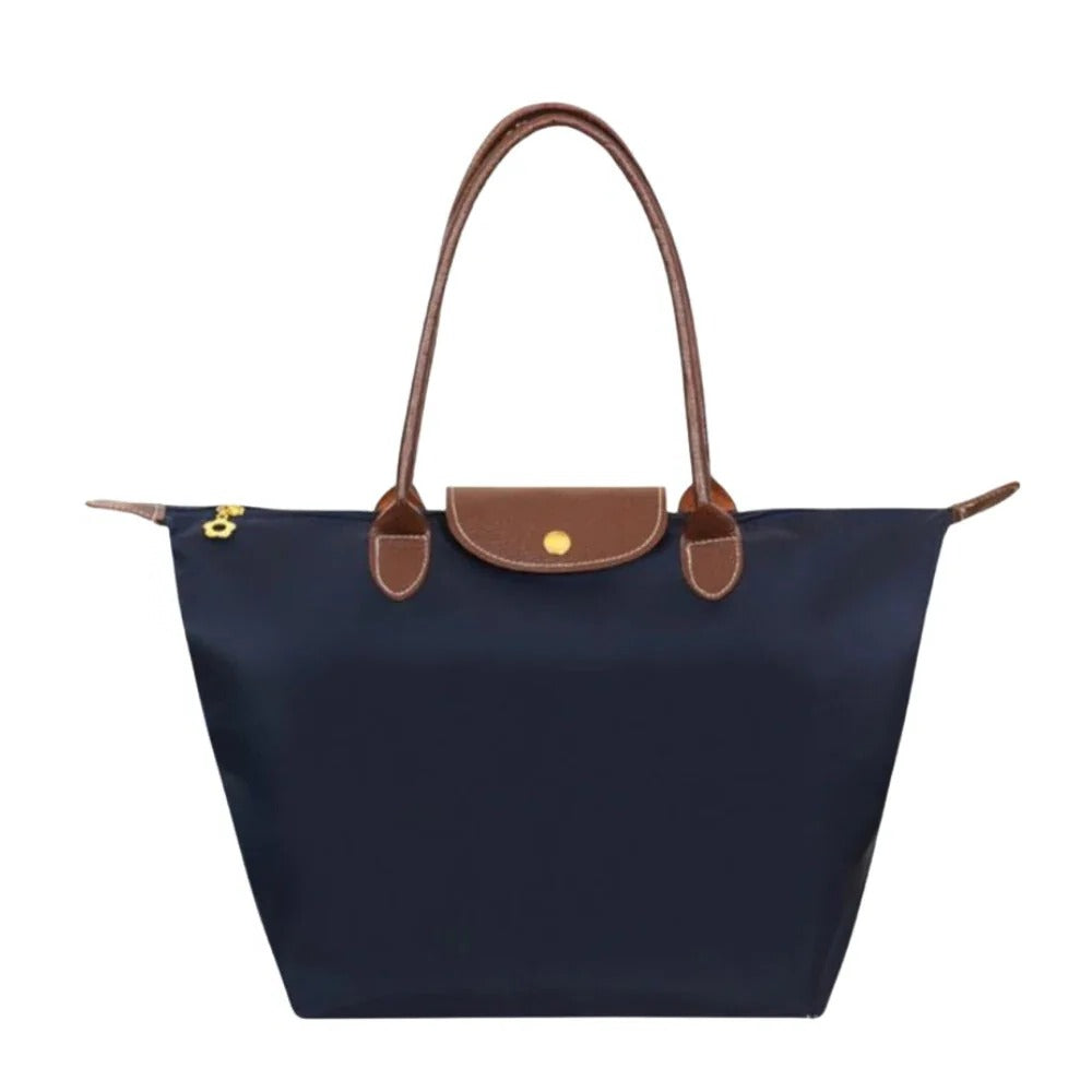 Luxury Structured Top-Handle Bag with Spacious Interior and Timeless Design