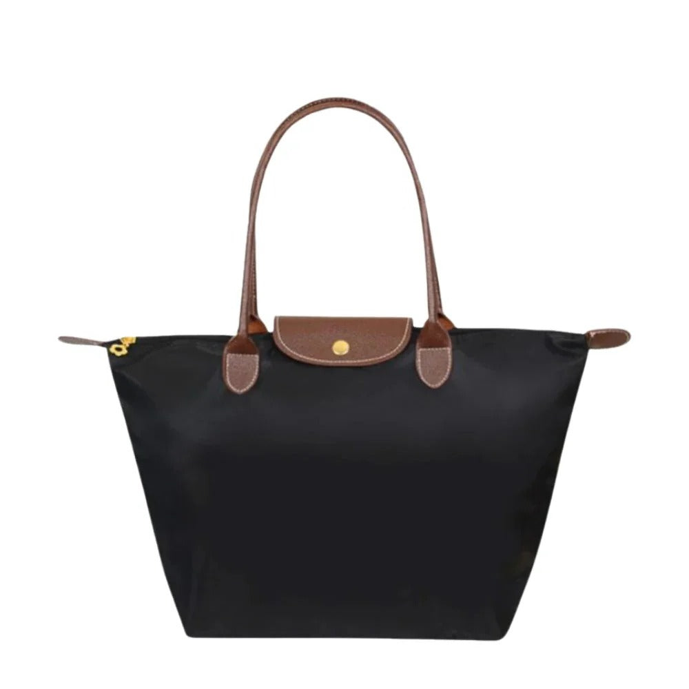Luxury Structured Top-Handle Bag with Spacious Interior and Timeless Design