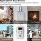 Natural Gas and Carbon Monoxide Detector with Digital Display and Audible Alert