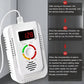 Natural Gas and Carbon Monoxide Detector with Digital Display and Audible Alert