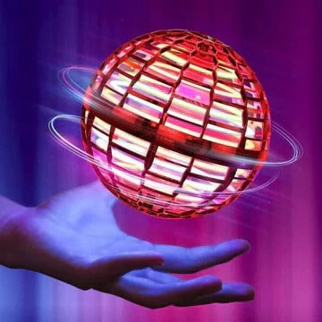 Motorised LED Boomerang Flight Toy for Indoor and Outdoor Spinning Play