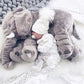 Soft Elephant-Shaped Comfort Pillow for Gentle Support During Rest and Playtime