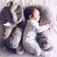Soft Elephant-Shaped Comfort Pillow for Gentle Support During Rest and Playtime