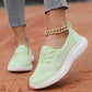 Casual Walking Shoes with Supportive Three-Zone Footbed