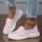 Casual Walking Shoes with Supportive Three-Zone Footbed
