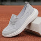 Casual Walking Shoes with Supportive Three-Zone Footbed
