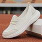 Casual Walking Shoes with Supportive Three-Zone Footbed