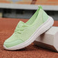 Casual Walking Shoes with Supportive Three-Zone Footbed