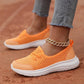 Casual Walking Shoes with Supportive Three-Zone Footbed