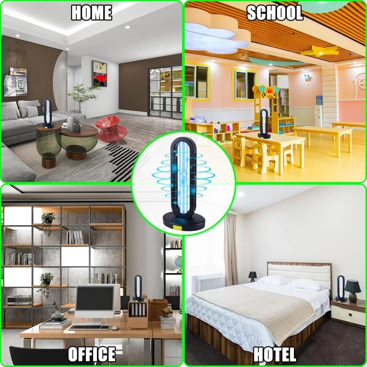 UV Sterilizer Lamp with Remote Control for 400 Square Feet