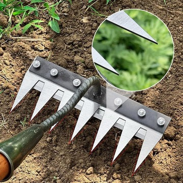 Multi Rake Versatile Multi-Head Lawn Rake System for Garden Maintenance