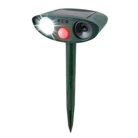 Solar-Powered Ultrasonic Deer Repelling Device for Outdoor Area Protection