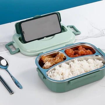 Insulated Multi-Compartment Thermal Lunch Storage Container