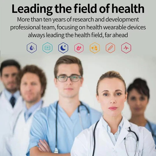 Large-Display Smartwatch with Monitoring, Connectivity, and Daily Assistance Functions