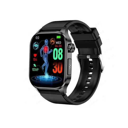 Large-Display Smartwatch with Monitoring, Connectivity, and Daily Assi