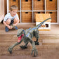 Remote-Controlled Dinosaur Figure with Walking, Turning, and Sound Functions