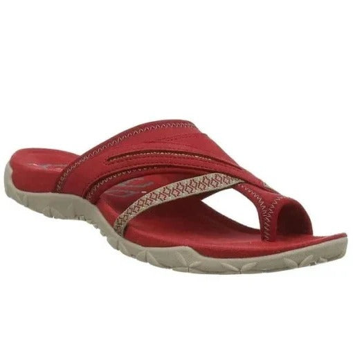 Women’s Casual Cross-Strap Slip-On Sandals