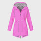 Long Waterproof Hooded Rain Jacket