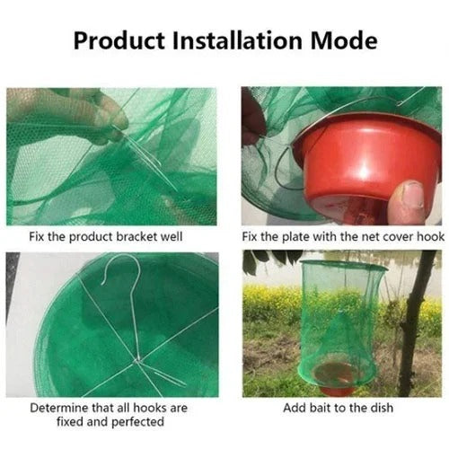 Fly Collection Hanging Outdoor Trap for Reducing Fly