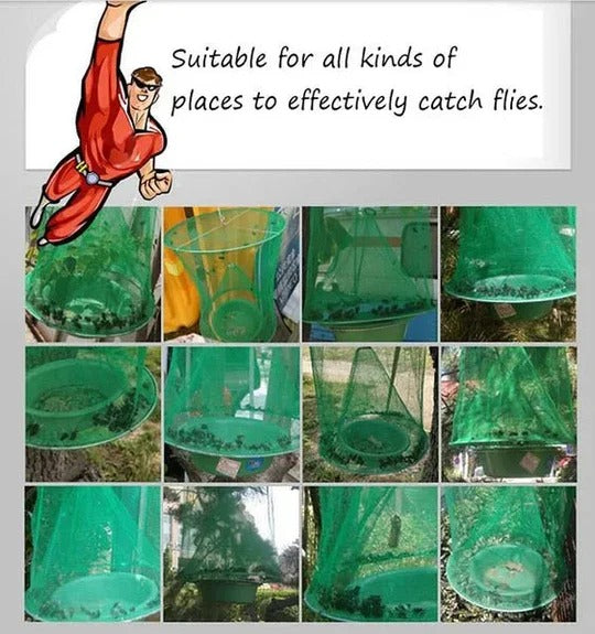 Fly Collection Hanging Outdoor Trap for Reducing Fly