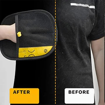Double-Sided Pet Grooming Gloves for Removing Loose Hair