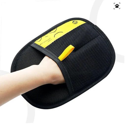 Double-Sided Pet Grooming Gloves for Removing Loose Hair