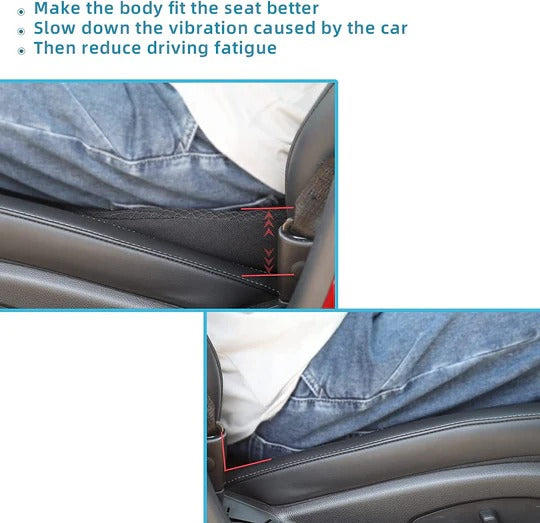 Height-Enhancing Car Seat Cushion for Comfortable Driving