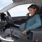 Two-Piece Seat Belt Clip Extender for Vehicle Use