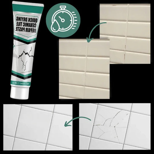 Ceramic Repair Paste Kit for Surface Crack and Chip Restoration