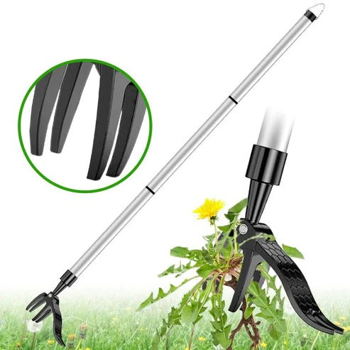 Stand Up Weed Remover Tool with Long Handle