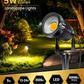 10Pcs LED Low Voltage 12V 5W Landscape Light 3000K Garden Outdoor Spotlight IP65 allveramart