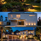 10Pcs LED Low Voltage 12V 5W Landscape Light 3000K Garden Outdoor Spotlight IP65 allveramart