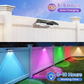 8x Solar Powered LED Lights Door Fence Wall Outdoor Garden Yard Lamp Waterproof allveramart