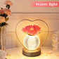 AMWGIMI Sunflowers Flower Lamp,Rechargeable Cordless Touch Table Lamp,3-Colour Infinitely Dimming Small Night Light,Festival Restaurant Bedroom Bar Coffee Shop Birthday Gifts for Women Mom allveramart