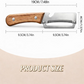 2026 Upgrade Vegetable Peeler With Wooden Handle, Stainless Steel Wide Blade Potato and Carrot Peeler, 3-in-1 Veggie Peeler With Scallion Shredder and Bottle Opener for Kitchen, Camping and Trave allveramart