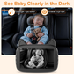 HD 1080P Baby Car Camera: Clear Night Vision for Long Road Trips & Solo Driving - No More Turning Around, See Infant Head-to-Toe with 150° Wide Angle, 3-Min Easy Install for New Parents allveramart