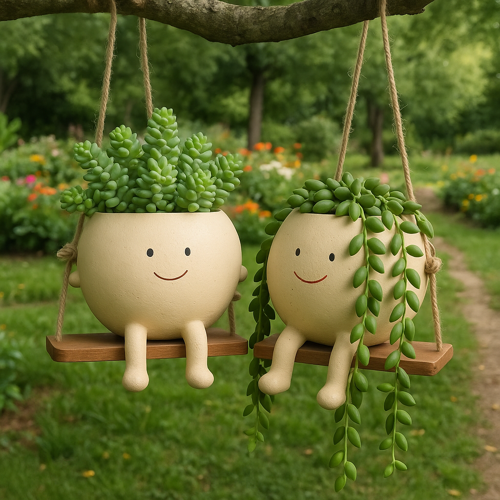 Happy Buddy Hanging Plant Pot - Image 4