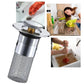 Pop Up Sink Stopper with Dual-Layer Odor Seal and Integrated Strainer, Toolless Install