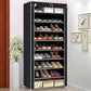 Vertical Shoe Rack with Non Slip Base and Tool Free Assembly, 30 Pair Capacity